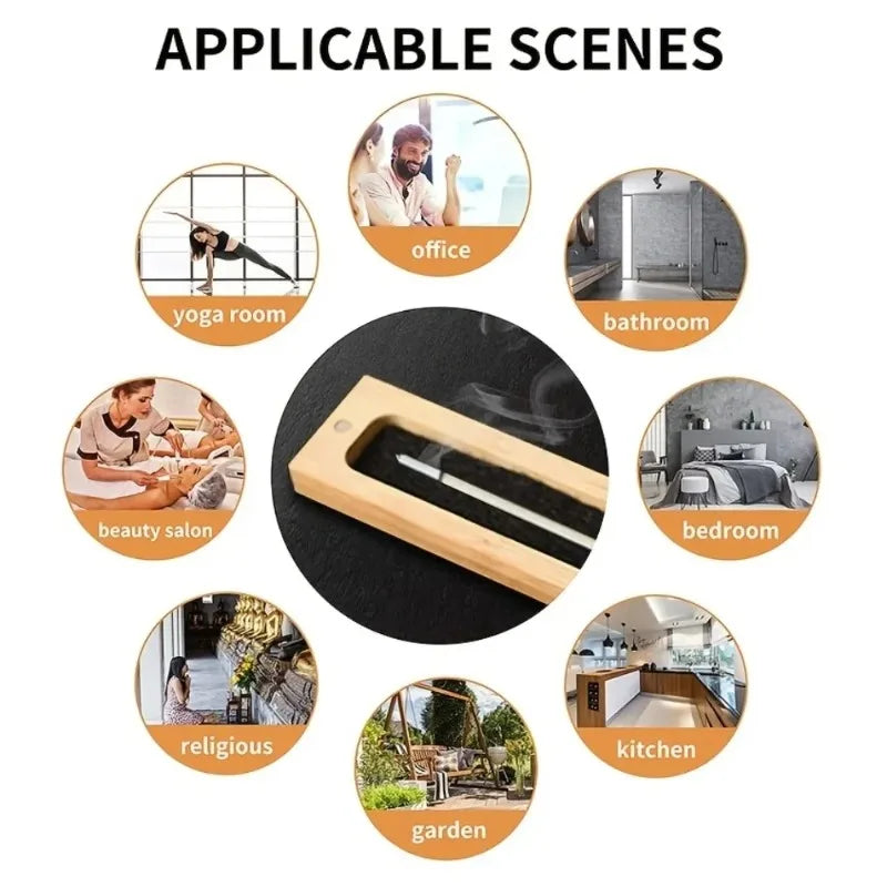 Bamboo Incense Box – Agarwood Holder for Home & Tea Ceremony