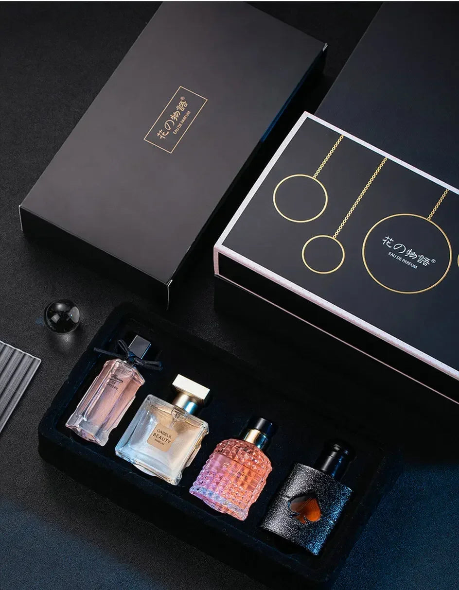 Original Women Perfume 105ml Gift Box Four Piece Set Fresh Lasting Fragrance Eau De Parfum Plant Floral Scent Fresh