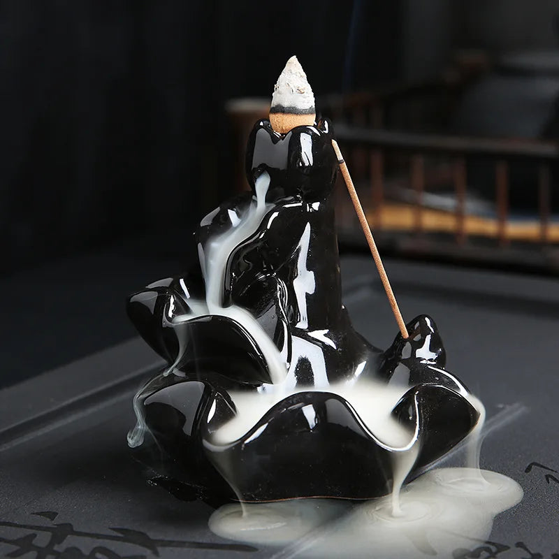 Ceramic Incense Burner – Zen Yoga & Tea Room Decoration