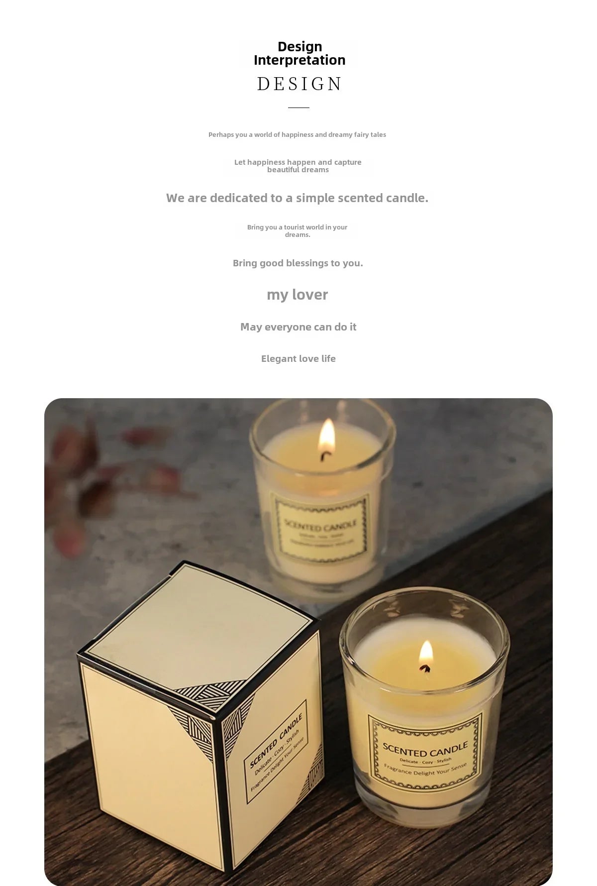 Aromatherapy Candles – Smoke Free Fragrance Gift for Home & Hotel