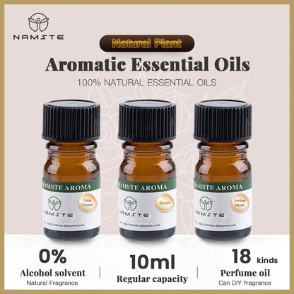 Aromatic Oils for Diffuser – 10 Flavors Natural 10ml Oils