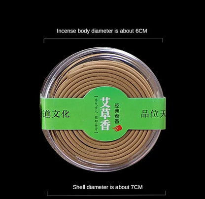 Natural Sandalwood Agarwood Coil Incense Buddha Yoga Incense Indoor Smell Burning Home Decor Aromatherapy 20pcs