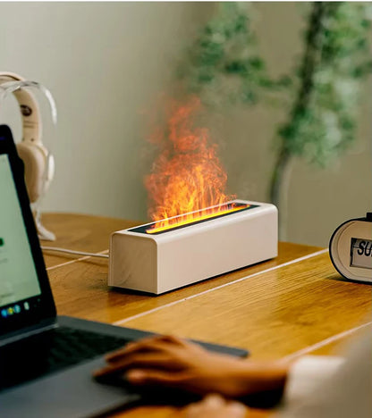 Essential Oil Diffuser Portable 7-Color Flame Aromatherapy