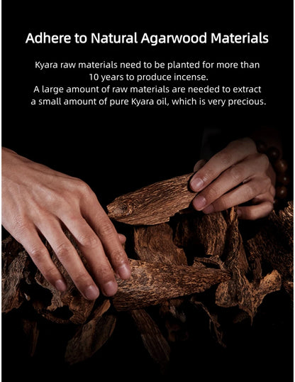 Kyara Agarwood Essential Oil-Pure,Undiluted,Natural,Indoor Incense & Aroma