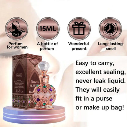 Exotic Arabian Floral Perfume – Rose, Jasmine & Vanilla