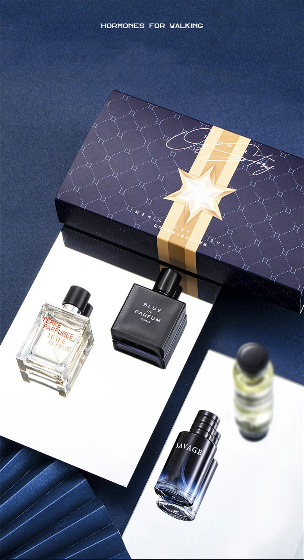 Luxury Brand Perfume Men Cologne Natural Floral Fruity Scent Spray