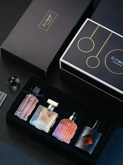 Original Women Perfume 105ml Gift Box Four Piece Set Fresh Lasting Fragrance Eau De Parfum Plant Floral Scent Fresh