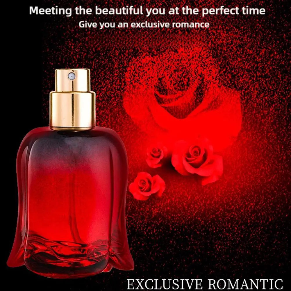 Rose Pheromone Perfume Women Long-Lasting Floral Scent Body Spray Elegant Charming Body Spray Dating Pheromone