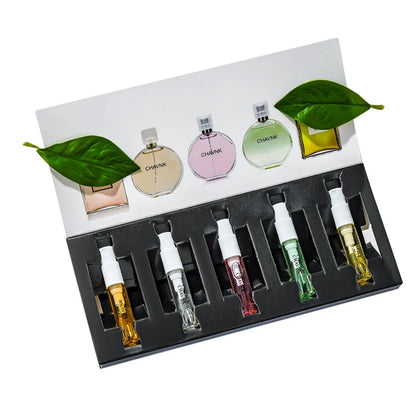 Floral Scent Perfume Gift Box 3ml FivePiece Set Lasting Fragrance Floral Scent Pheromone Eau De Parfum Floral Fragrance