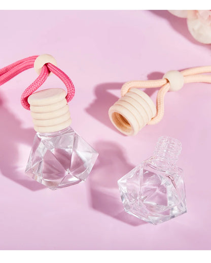 Pink car fragrance car interior accessories, perfume pendant car supplies, fresh air car fragrance