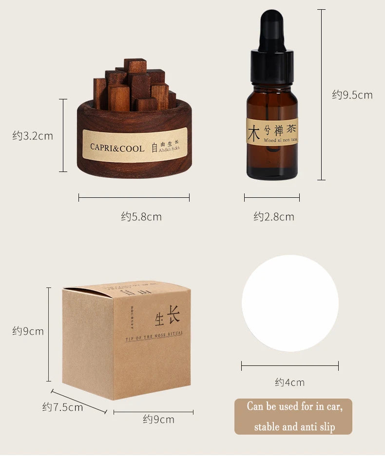 Fragrant Incense Essential Oil Aromatherapy With Glass Dropper Blac... - 100ml