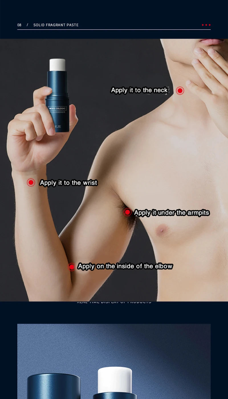 Fanzhen Men's Solid Cologne - Light and Fresh Scent, All - over Use...