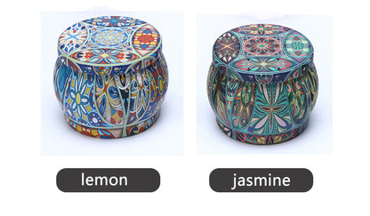 6 Piece Set Empty Aromatherapy Candle Jar Can Creative Fragrance Ca... - 100ml