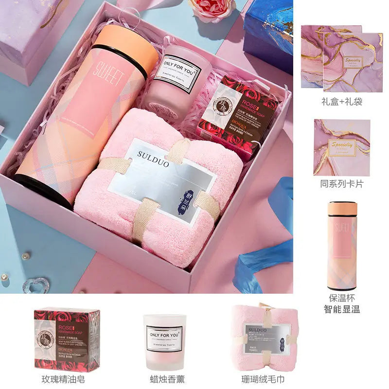 Wedding Bridesmaid Gift Box Set Practical Birthday Fem Omsmen and B...