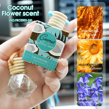 Fragrant woody car air freshener - a long-lasting fragrance suitable for car interiors, suitable for home and car use