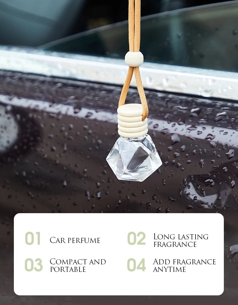 Fragrant woody car air freshener - a long-lasting fragrance suitable for car interiors, suitable for home and car use
