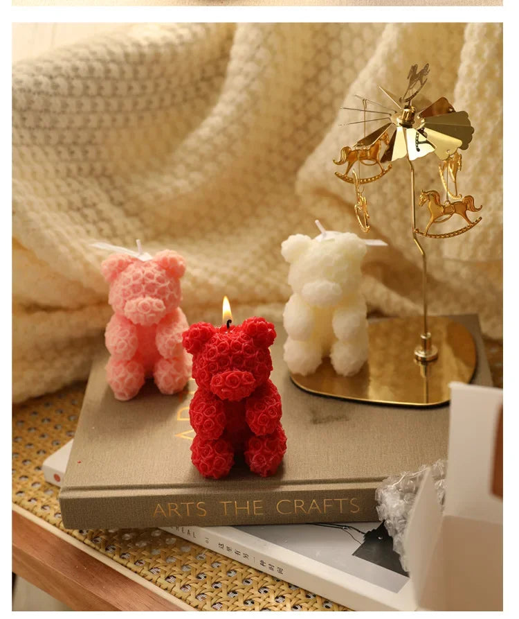 Hand Gift Creative Rose Bear Home Decoration Fragrance Advanced Atm...