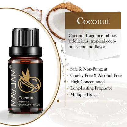 Fruit Fragrance Oil – MAYJAM 10ml Multi-Flavor Scented Oil