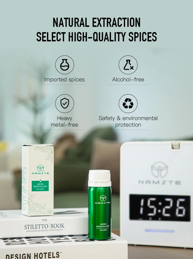 Aromatic Oils for Diffuser – 10 Flavors Natural 10ml Oils