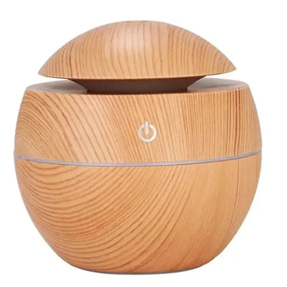 USB Ultrasonic Cool Mist Sprayer Essential Oil Fragrance Mini Home Wood Grain Air Humidifier Electric Air Aroma Diffuser Purifie