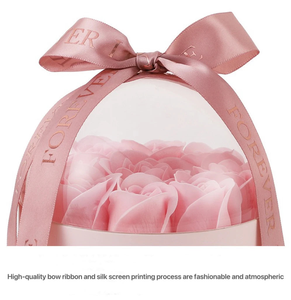 Rose Flower Jewelry Gift Box - Perfect for Girlfriend, Elegant Rose...