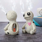 Voodoo Doll Incense Burner – Resin Desktop Decor for Home