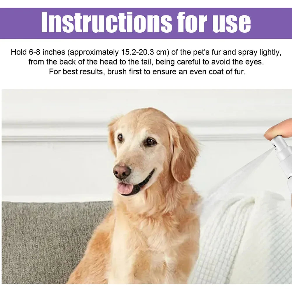 Lavender Oil Dog Deodorizer Spray Long Lasting Puppies Cats Dogs fo...