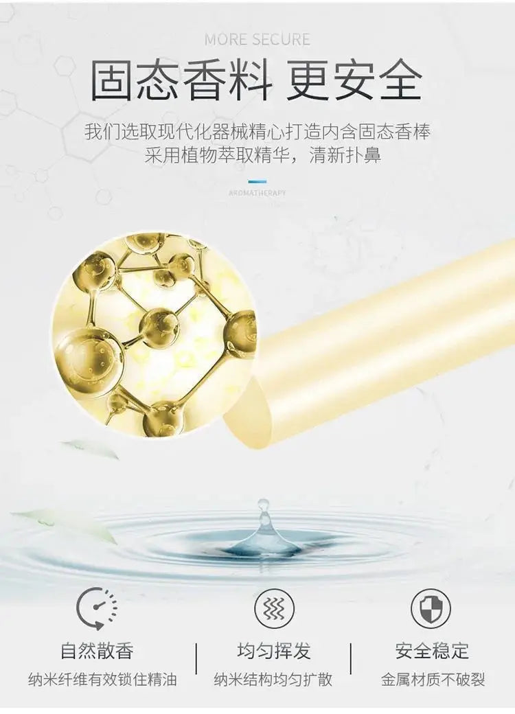 Car Air Fresheners Aroma Diffuser Vent Clips Perfume Essential Oil ... - 100ml