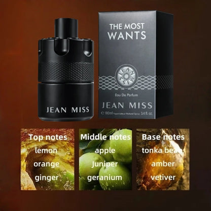 100ml Men Charming Perfume High Quality Cologne Parfum Strong Pheromones Attract Women Lasting Sexy Scent Body Spray Fragrance
