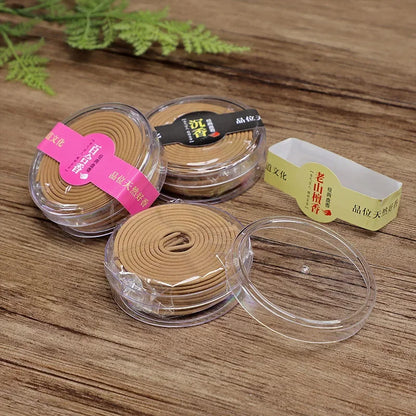 Natural Sandalwood Agarwood Coil Incense Buddha Yoga Incense Indoor Smell Burning Home Decor Aromatherapy 20pcs