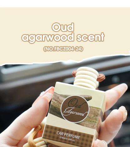 Fragrant woody car air freshener - a long-lasting fragrance suitable for car interiors, suitable for home and car use