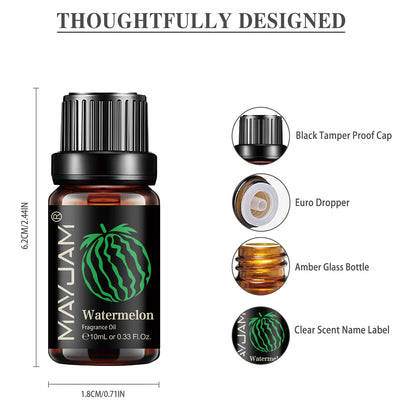 Fruit Fragrance Oil – MAYJAM 10ml Multi-Flavor Scented Oil