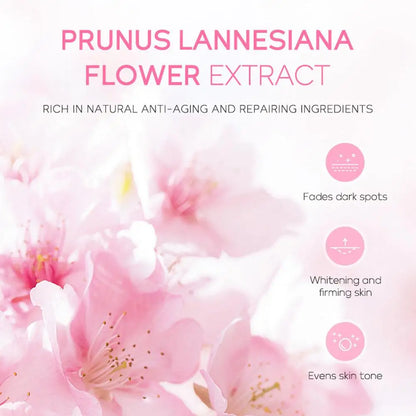 3/4Pcs/Set Sakura Skin Care With Cleanser Toner Eye Cream Facial Cream Sunscreen Beauty Products For Women Travel Skin Care Kit