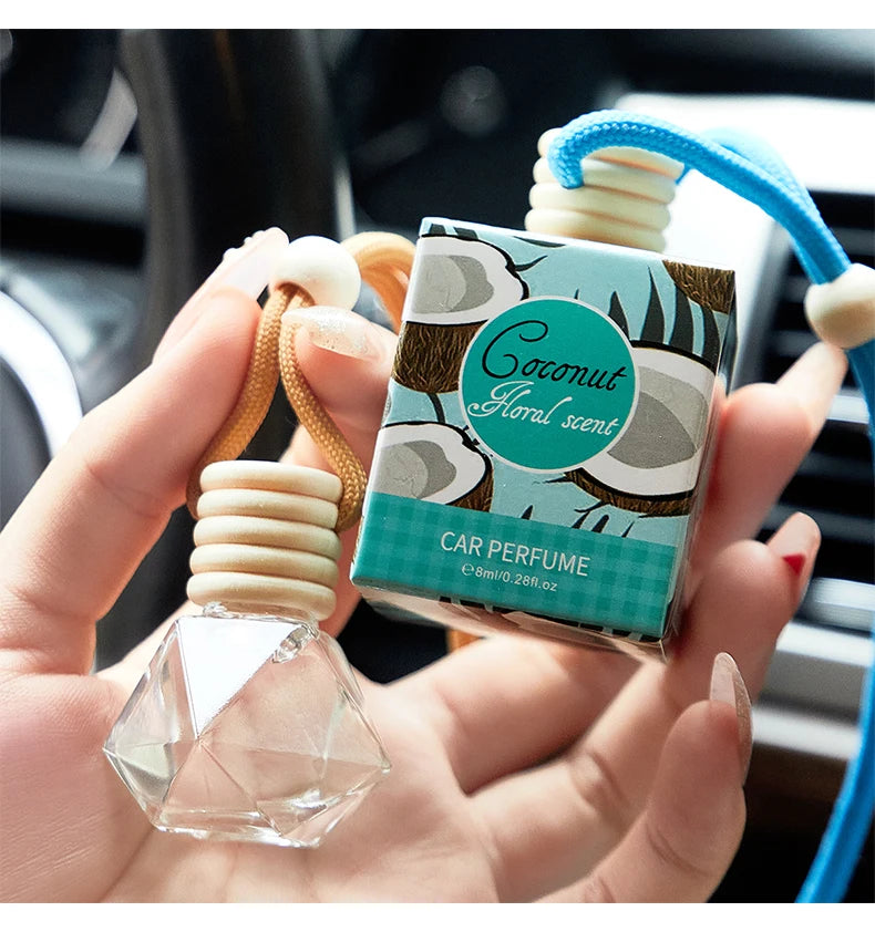 Fragrant woody car air freshener - a long-lasting fragrance suitable for car interiors, suitable for home and car use