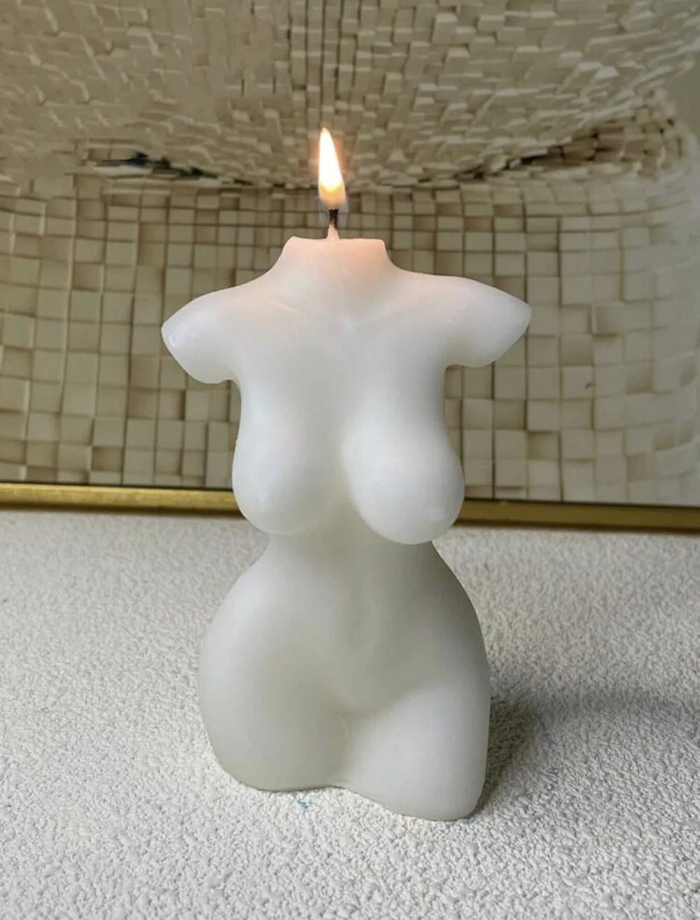 1pc Women's Body Shape Aromatherapy Candle Home Decoration Candle H... - 100ml