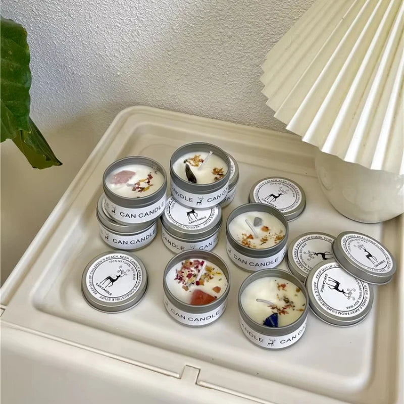 Soy Candles – Scented Long Lasting Crystal Jar for Home