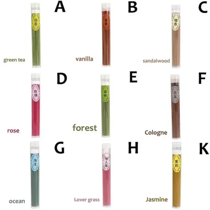 50 Sticks/Box Incense Home Spices Sandalwood Clean Air Aromatherapy... - 100ml