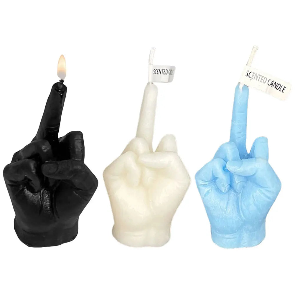 Middle Finger Scented Candle Funny Fragrance Candle Soy Wax Candle ... - 100ml