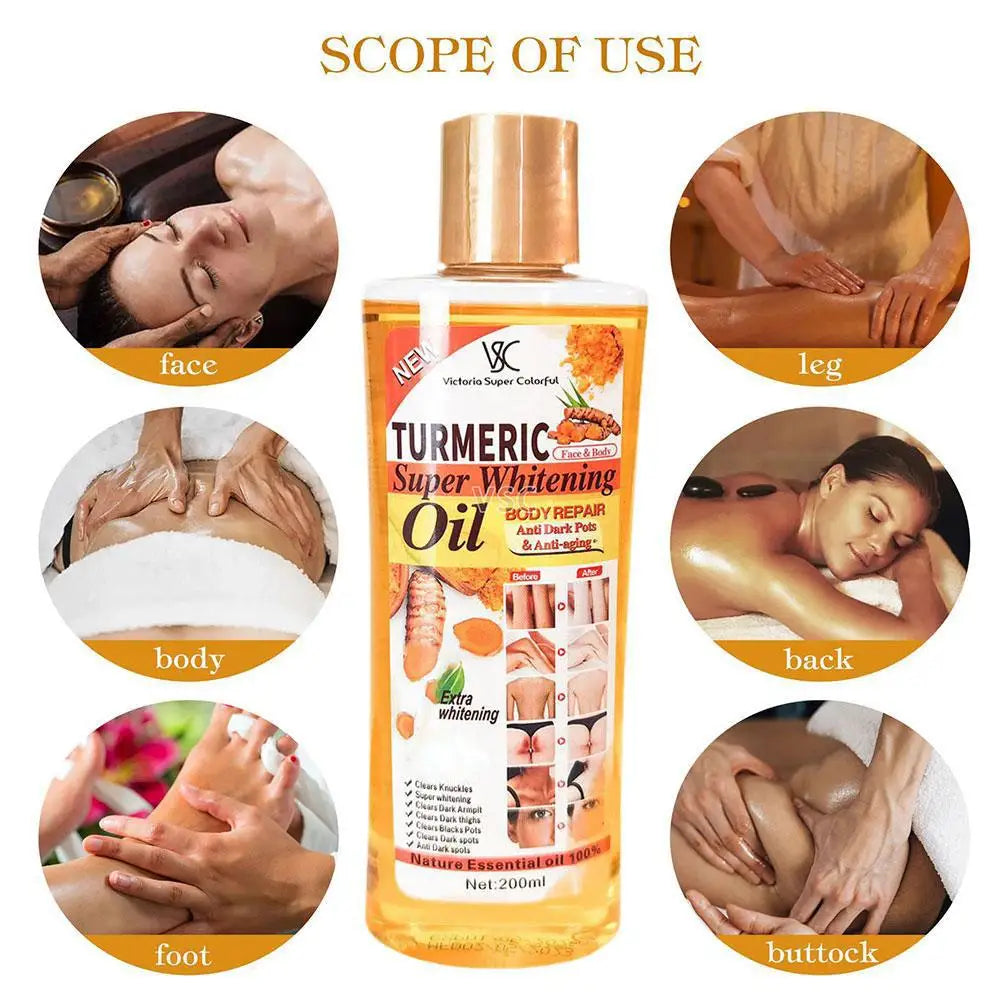 Turmeric Essential Oil Facial Body Massage Oil Moisturizing Diffuse...