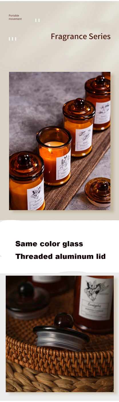 Aromatherapy Candles Soy Wax Small Tea Jar Fragrance Gift