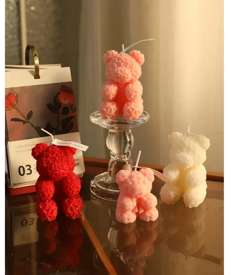 Hand Gift Creative Rose Bear Home Decoration Fragrance Advanced Atm...