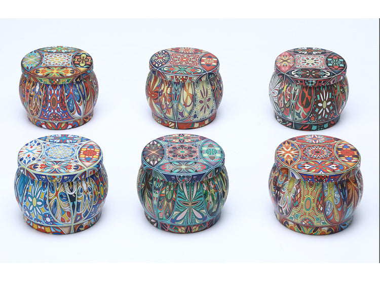 6 Piece Set Empty Aromatherapy Candle Jar Can Creative Fragrance Ca... - 100ml