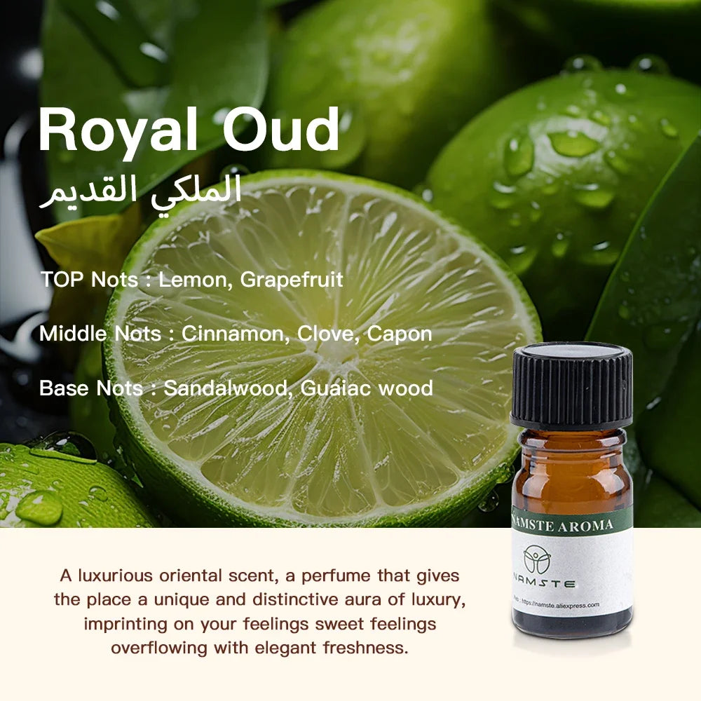 Aromatic Oils for Diffuser – 10 Flavors Natural 10ml Oils