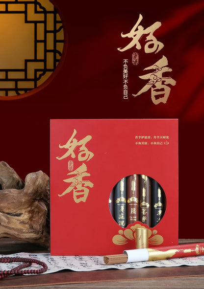 Set of 10 Incense Sticks Blossom for Aromatherapy Relaxation Handmade Natural Incense for Bad Energy Cleansing