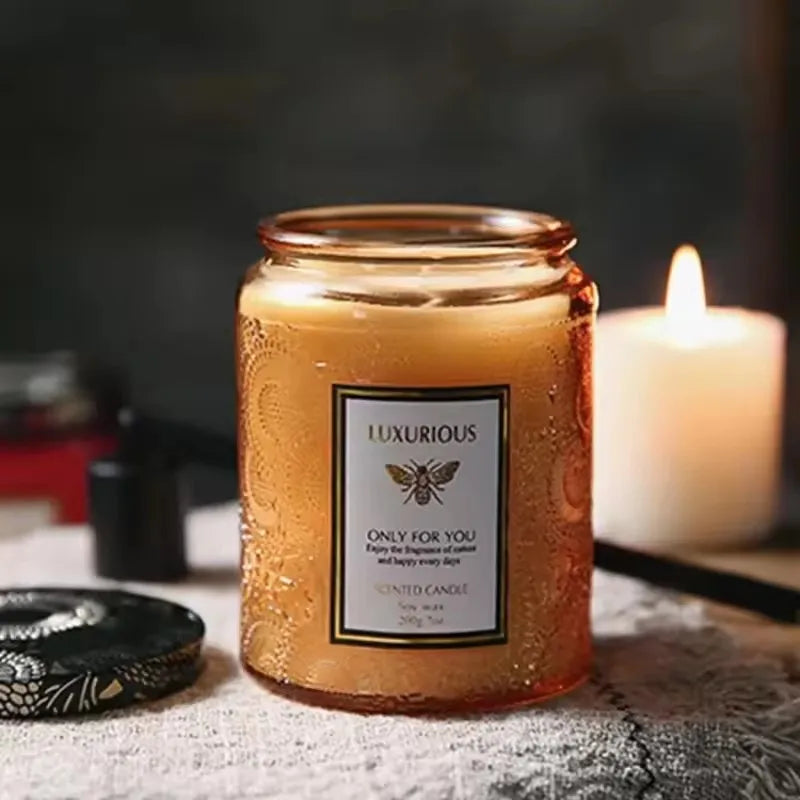 Fragrant Candle Cans Soy Wax Smokeless Aroma for Decoration