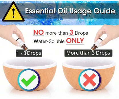 200ml Air Humidifier Essential Oil Diffuser Usb Mist Maker Mini Hum...