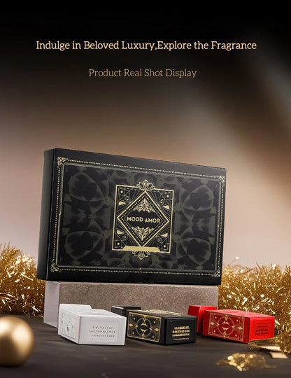 Dubai Unisex Perfume Set 3Pc Lasting Fragrance Woody Floral Men Women Eau De Parfums Pheromone Cologne Toilette Perfumes