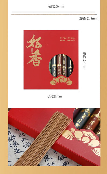 Set of 10 Incense Sticks Blossom for Aromatherapy Relaxation Handmade Natural Incense for Bad Energy Cleansing