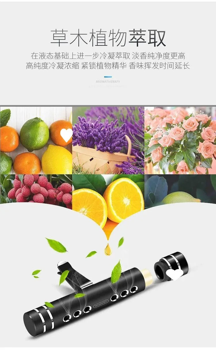 Car Air Fresheners Aroma Diffuser Vent Clips Perfume Essential Oil ... - 100ml