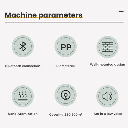 Aroma Diffuser Scent Machine Coverage 200m Bluetooth App Control Fr...